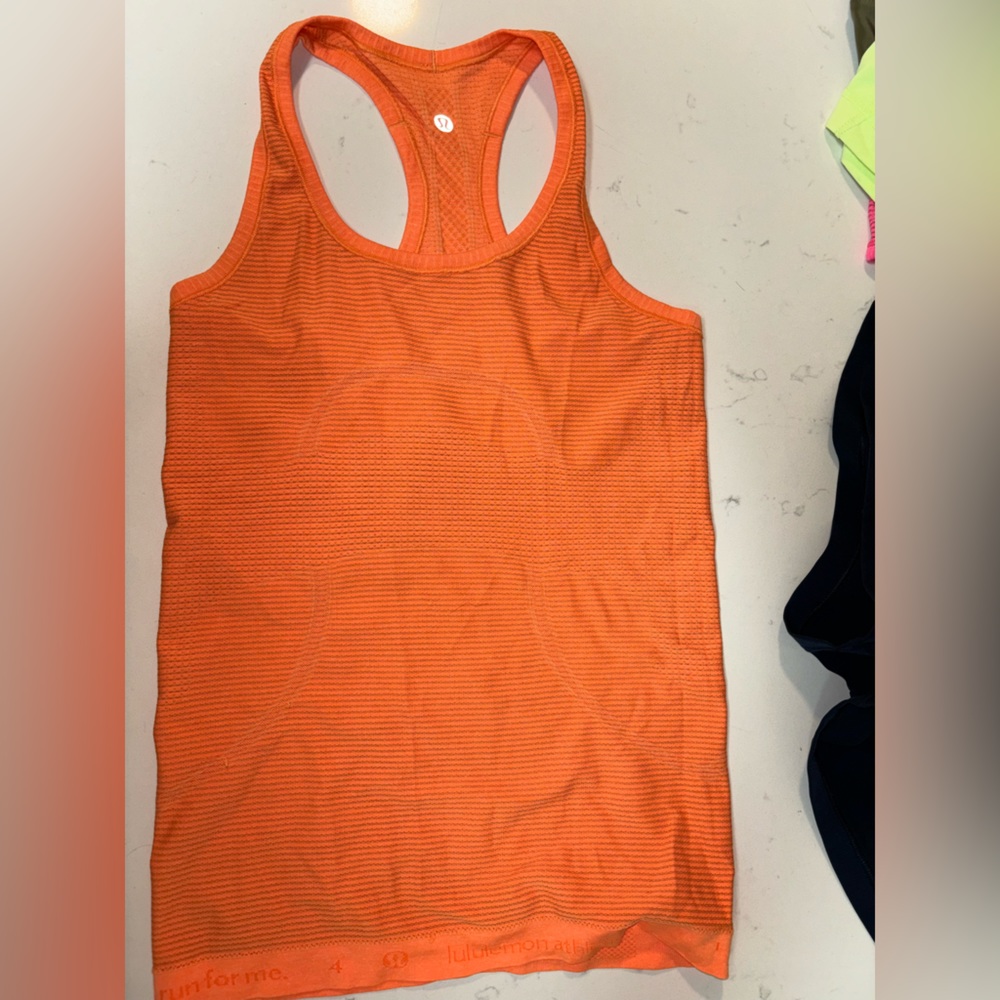 Neon Orange Lululemon Top